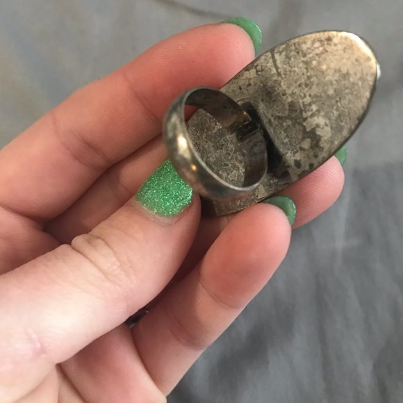 Vintage Adjustable Silver Ring - Picture 3 of 5